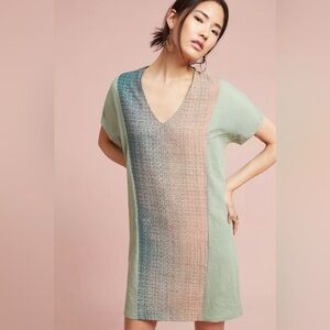 - Anthropologie Green Akemi & Kin Hanselle Cocoon Dress Muted Olive S